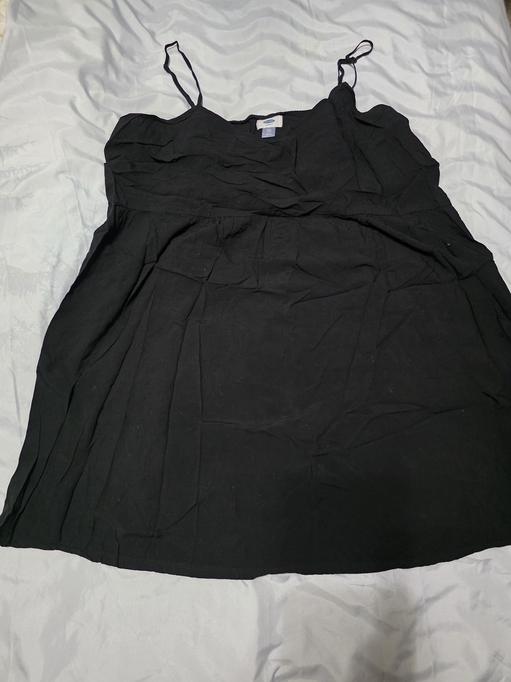 Old Navy Black Spaghetti Strap Mini Dress